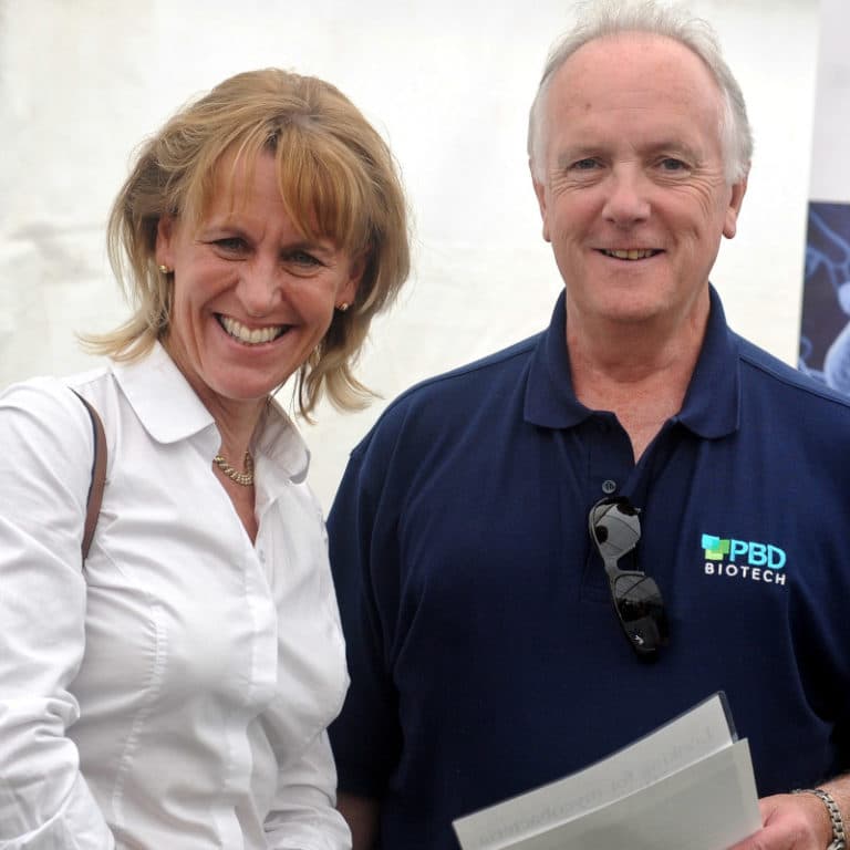 Minette Batters and Berwyn Clarke at the Royal Norfolk Show