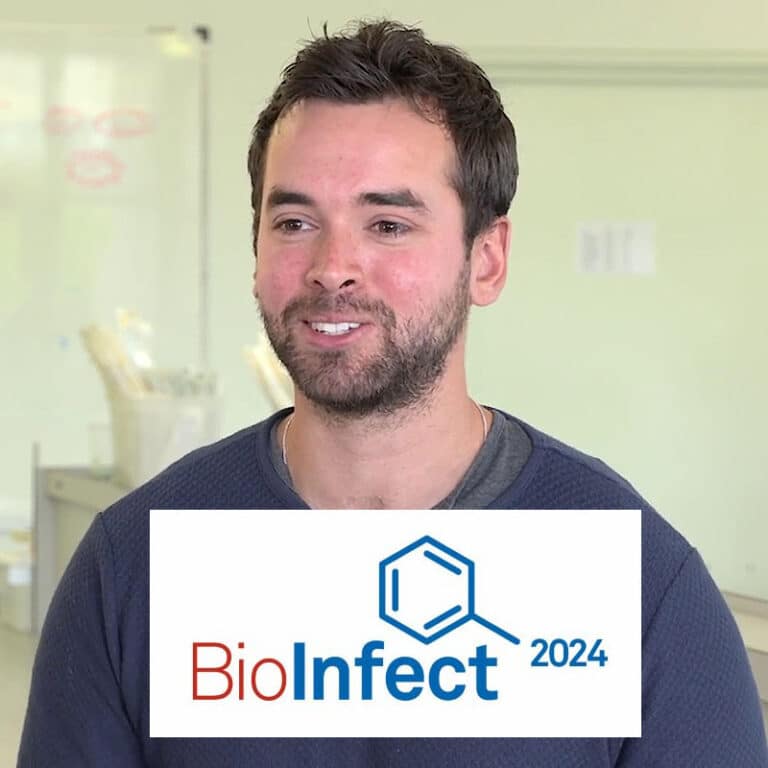 Ben Swift speaking at BioInfect 2024
